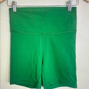 Vibrant Green Women's Athletic Shorts